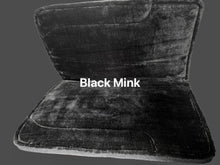 Load image into Gallery viewer, BLACK SADDLE PADS - NEW STOCK - PLAIN LEATHER