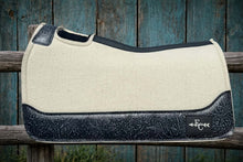 Load image into Gallery viewer, WHITE SADDLE PADS -DESIGNER LEATHER