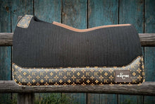 Load image into Gallery viewer, BLACK SADDLE PADS - NEW STOCK -DESIGNER LEATHER