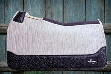 Load image into Gallery viewer, WHITE SADDLE PADS -DESIGNER LEATHER