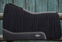 Load image into Gallery viewer, BLACK SADDLE PADS - NEW STOCK - PLAIN LEATHER