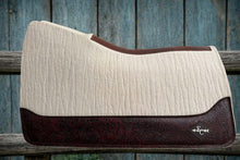 Load image into Gallery viewer, WHITE SADDLE PADS -DESIGNER LEATHER