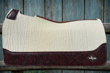 Load image into Gallery viewer, WHITE SADDLE PADS -DESIGNER LEATHER