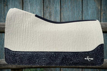 Load image into Gallery viewer, WHITE SADDLE PADS -DESIGNER LEATHER