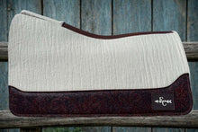 Load image into Gallery viewer, WHITE SADDLE PADS -DESIGNER LEATHER