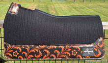 Load image into Gallery viewer, BLACK SADDLE PADS - NEW STOCK -DESIGNER LEATHER