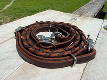 Load image into Gallery viewer, PREMIUM LACED BARREL REINS