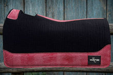 Load image into Gallery viewer, BLACK SADDLE PADS - NEW STOCK -DESIGNER LEATHER