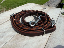 Load image into Gallery viewer, PREMIUM LACED BARREL REINS