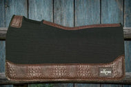 BLACK SADDLE PADS - NEW STOCK -DESIGNER LEATHER