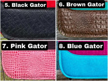 Load image into Gallery viewer, CUSTOM SADDLE PADS / FORM / OPTIONS