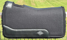 Load image into Gallery viewer, BLACK SADDLE PADS - NEW STOCK - PLAIN LEATHER