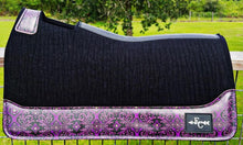 Load image into Gallery viewer, BLACK SADDLE PADS - NEW STOCK -DESIGNER LEATHER