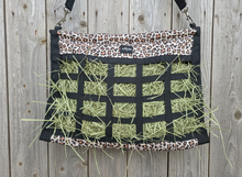 Load image into Gallery viewer, HAY BAGS BLACK &amp; GREY TRIM